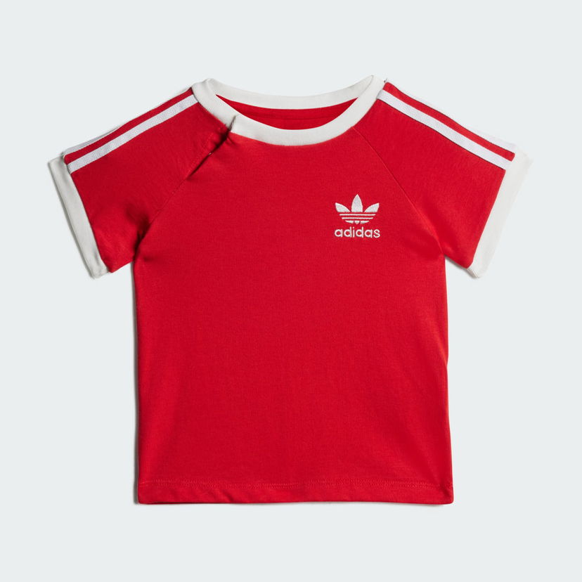 Majica adidas Performance 3-Stripes Tee Rdeča | JY0146