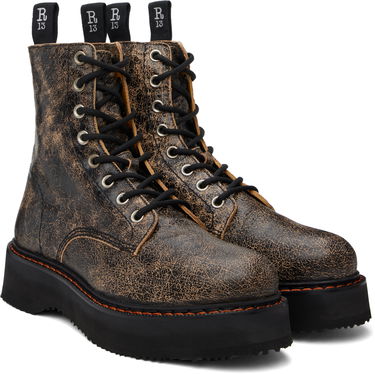 Oblačila R13 R13 Single Stack Boots Črna | R13MS025-S148C, 3