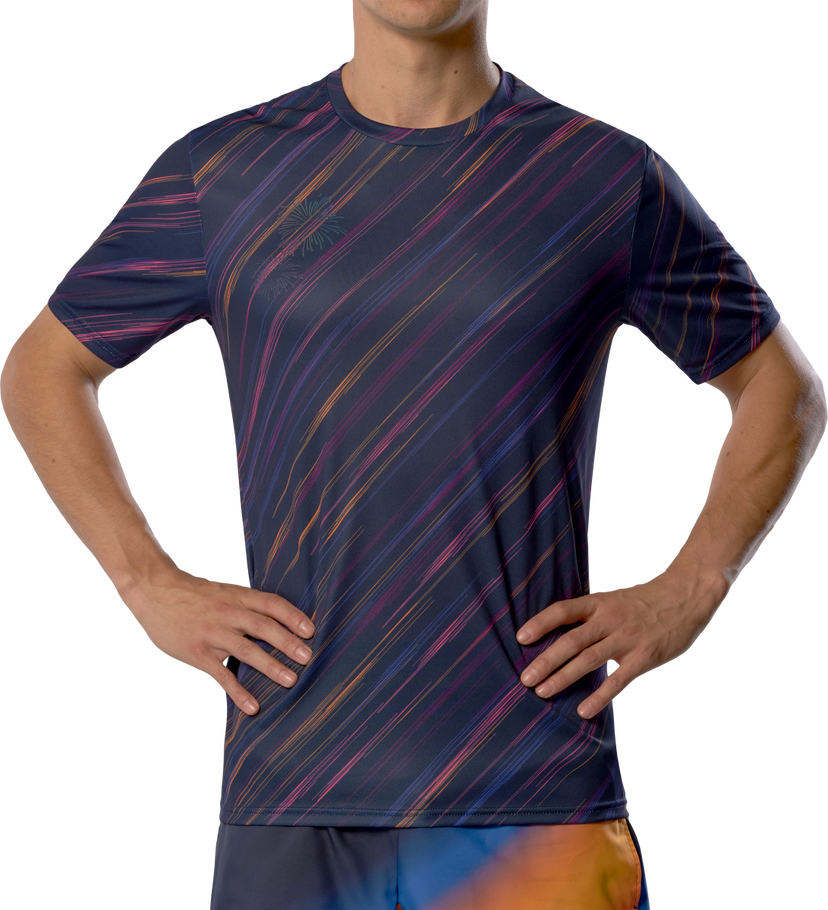 Majica Mizuno Mizuno Hanabi T-Shirt Mornarica | j2gac550-98
