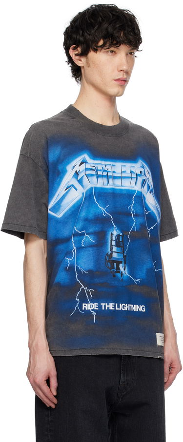 Majica Represent Clo Represent x Metallica 'Ride The Lightning' Graphic Tee Siva | MLM4356, 1