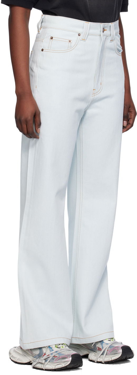 Kavbojke We11done Straight Leg Jeans Modra | WD-DP0-24-336-W-IC, 1