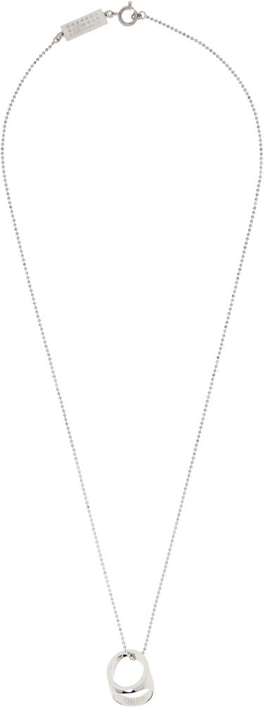 Ogrlica Maison Margiela MM6 Maison Margiela Gold Signet Ring Pendant Necklace Rumena | SM6UU0084 P7355, 1