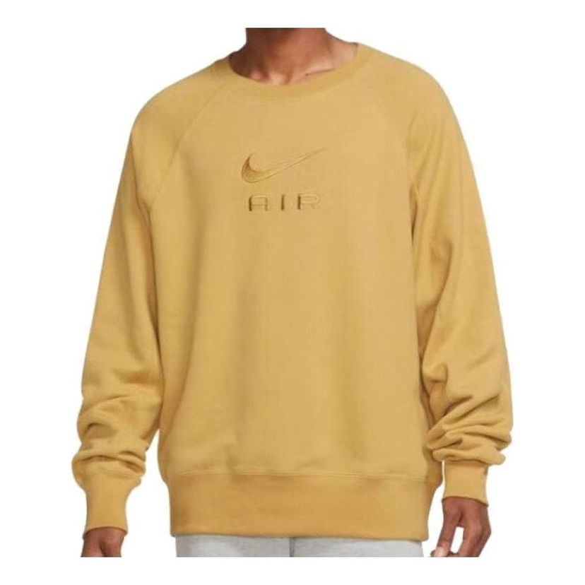 Pleteni pulover Nike Sportswear Air Crewneck Sweatshirt Rumena | DV9830-725