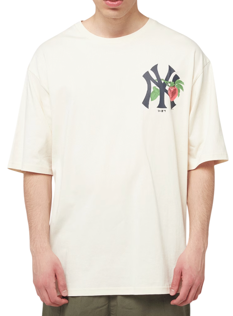 Majica New Era New Era MLB New York Yankees Fruit Graphic T-Shirt Bela | 60596319-60596319