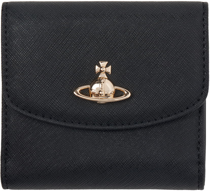 Denarnica Vivienne Westwood Black Small Wallet Črna | 51150032W-L001N-