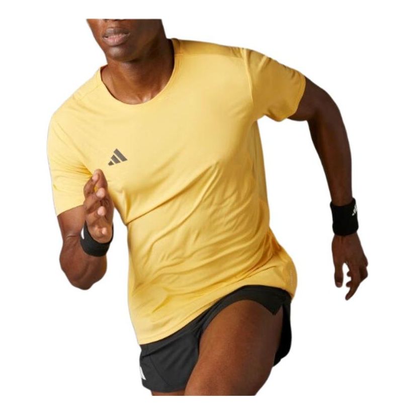 Majica adidas Performance Adizero Essentials Running T-Shirt Rumena | IR7126