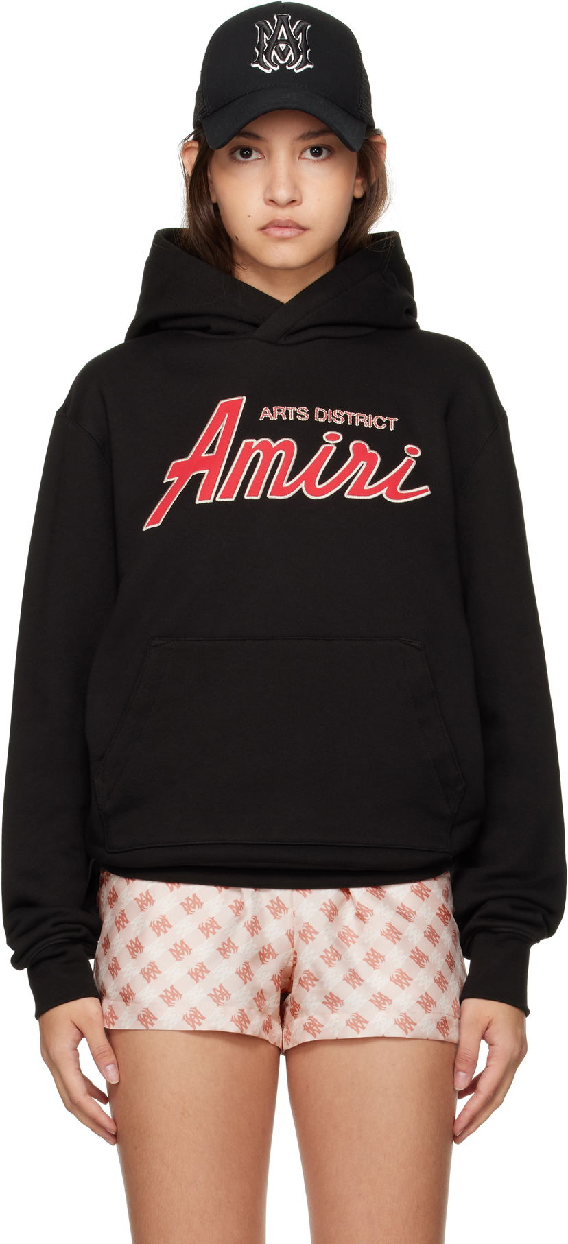 Pulover AMIRI '' City Black Hoodie Črna | AMJYHD1090