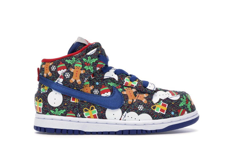 Superge in čevlji Nike SB SB Dunk High Concepts Ugly Christmas Sweater (2017) Večbarvna | AO1558-446