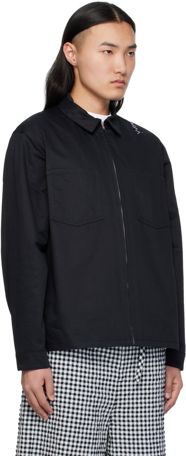 Srajce Marni Marni Organic Cotton Zip-Up Shirt Črna | CUMU0297S0 UTC311, 1