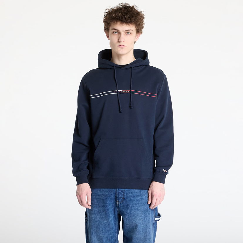Pulover Tommy Hilfiger Tommy Jeans Regular Entry Graphic Hoodie Mornarica | DM0DM20847 C1G