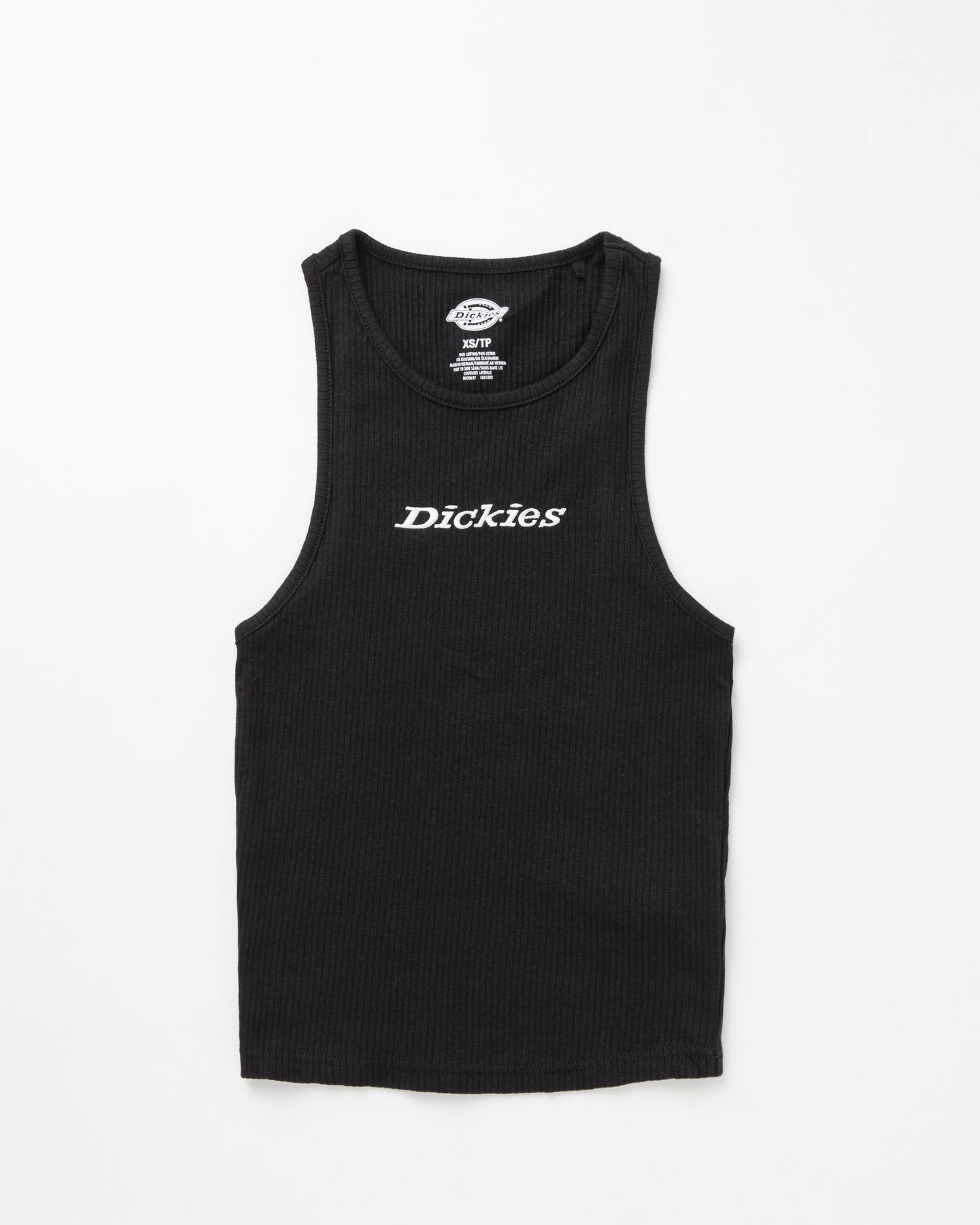 Majica brez rokavov Dickies Dickies Rib Tank Top XS Črna | DK0A4Z8NBLK1, 0