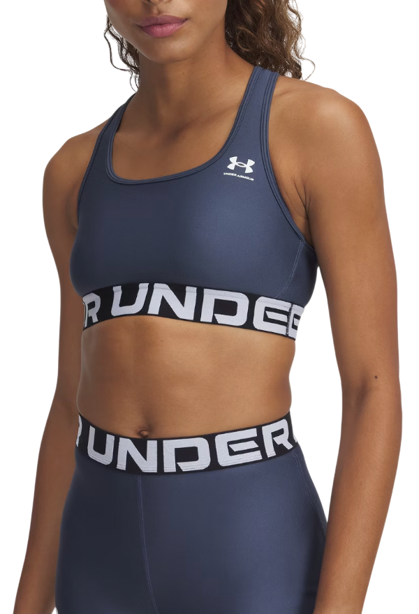Modrček Under Armour Under Armour HG Mid Branded Sports Bra Modra | 1383544-044