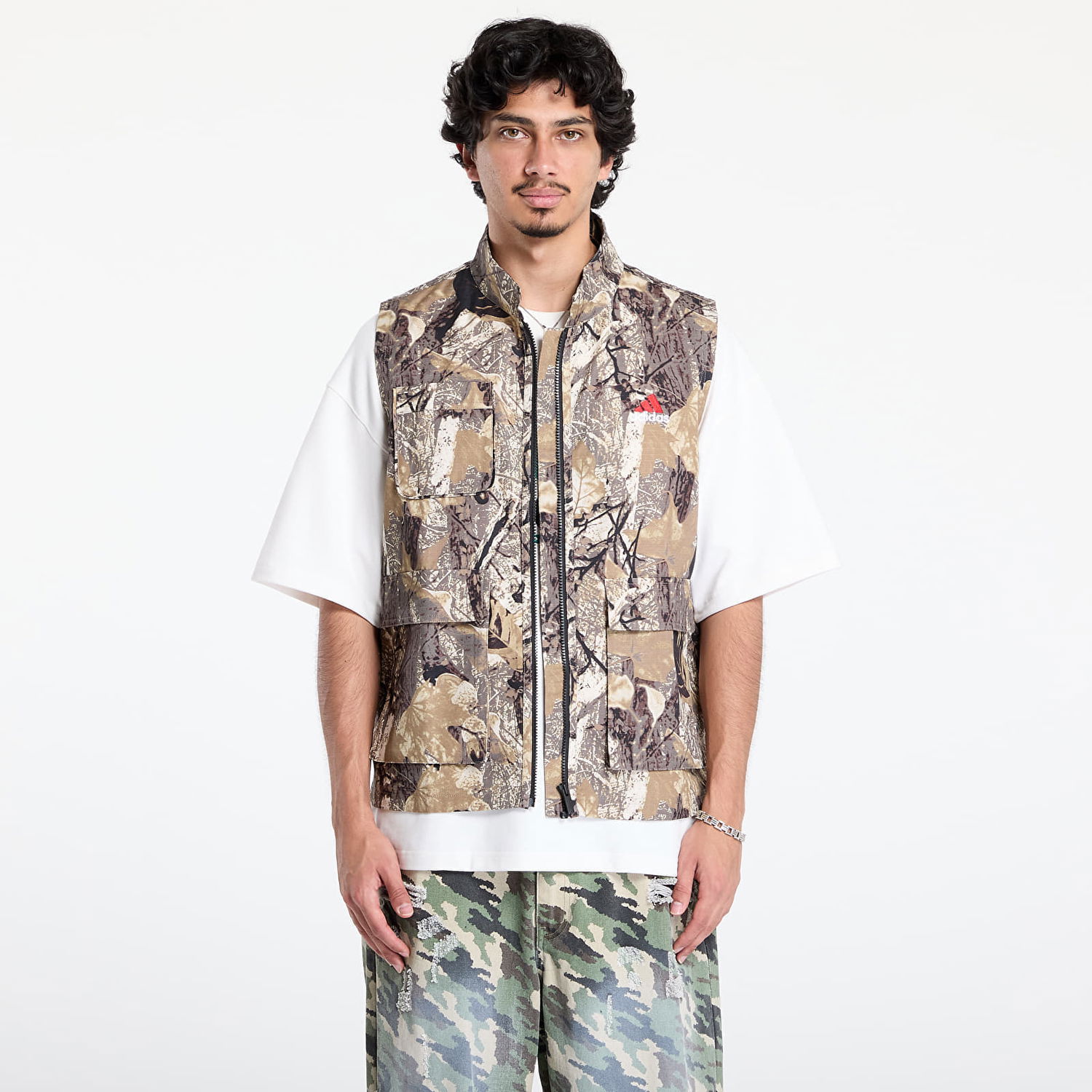 Telovnik adidas Originals Originals Camo Vest Bež | KD6258, 0
