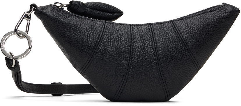 Torbica LEMAIRE Crossbody Croissant Coin Pouch Črna | SL0054 LL0018