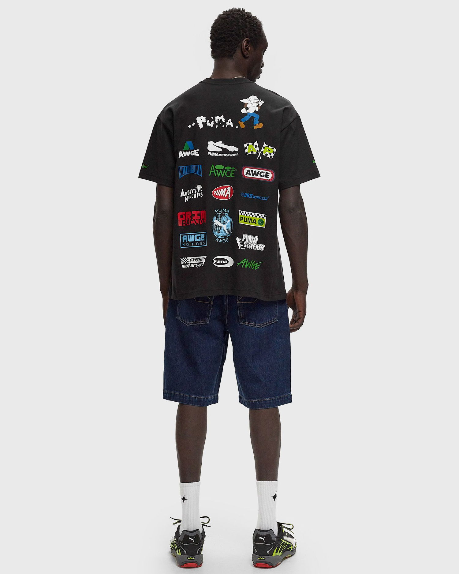 Majica Puma Pocket Tee with Graphic Print Črna | 632012-01, 1