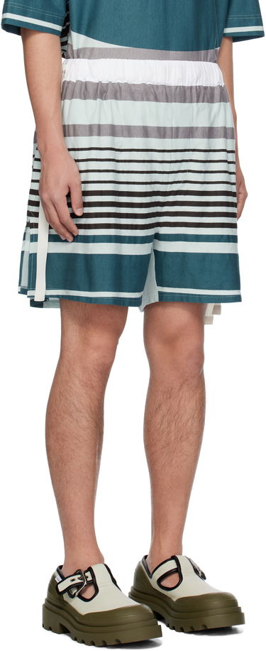 Kratke hlače Craig Green Craig Green Striped Wave Shorts Večbarvna | CGSS25CWOTRS85, 1