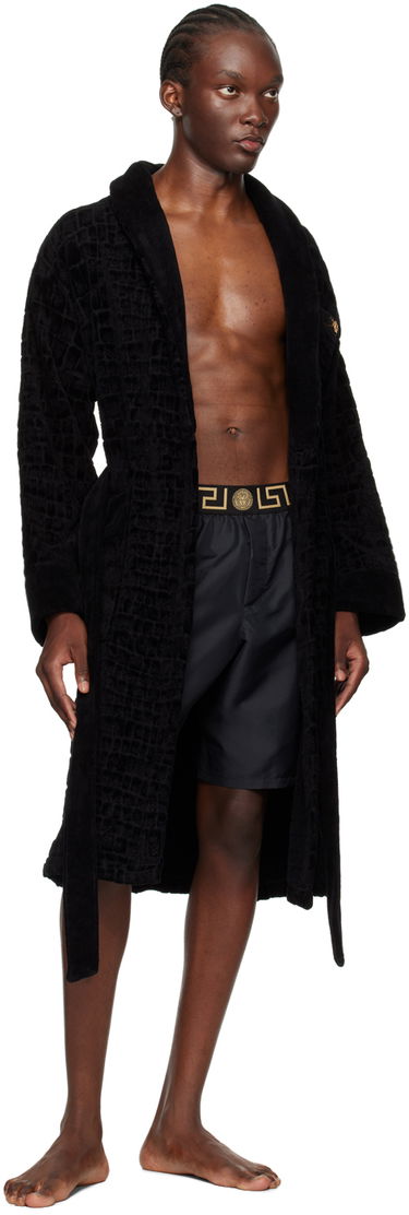 Pižame Versace Icon Pattern Robe Črna | ZACJ00008_1A11960, 3