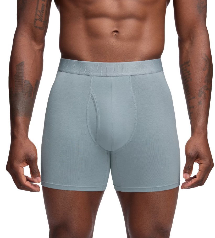 Boksarice Under Armour Under Armour Performance Cotton 6" Boxer Briefs - 3-Pack Siva | 1383889-465