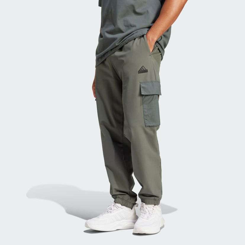 Cargo hlače adidas Performance Sportswear City Escape Premium Cargo Pants Zelena | IN3699