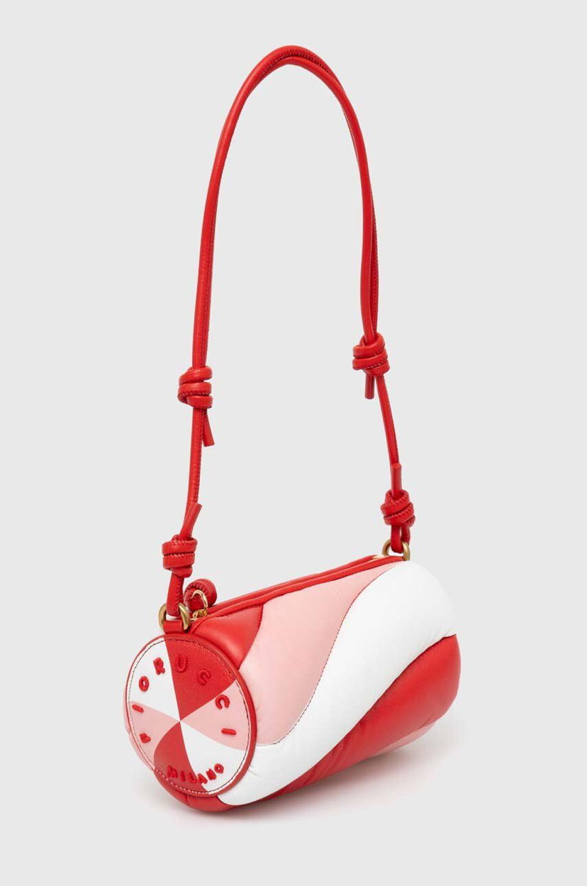 Torbica Fiorucci Tricolor Mini Mella Leather Handbag Rdeča | U01FPABA002LE04MU01