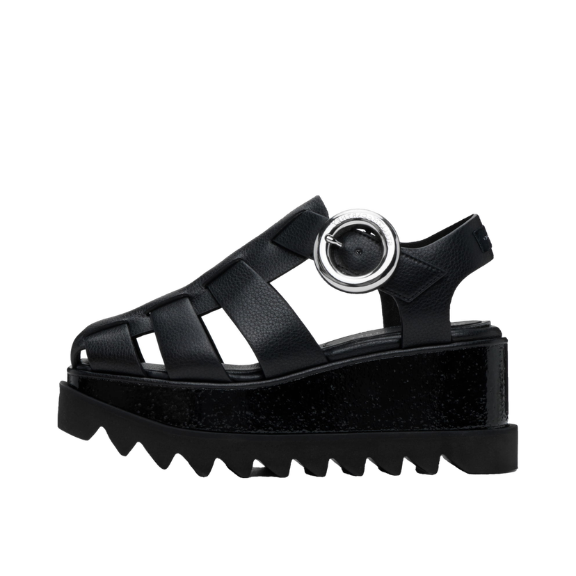 Superge in čevlji Stella McCartney Elyse Platform Heeled Sandals Črna | 810503AP0AV0