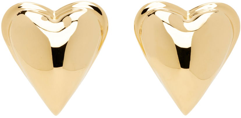 Uhani Alaïa Heart Earrings Kovinski | AA2B068LA011
