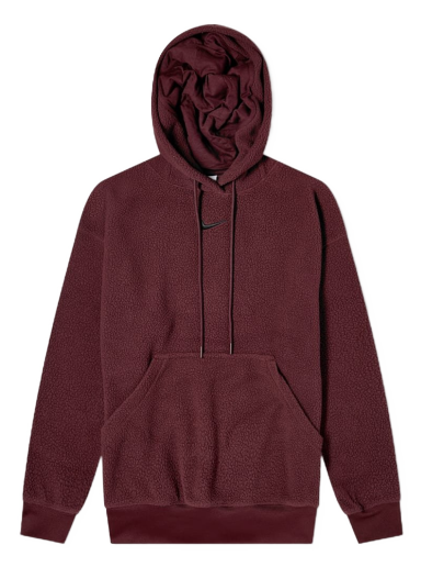 Pulover Nike Plush Pullover Hoody Bordo | DQ6840-652