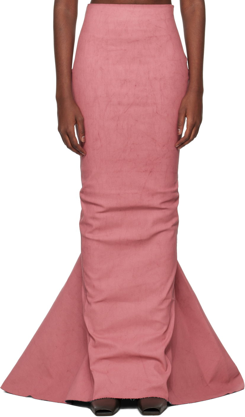 Krila Rick Owens Maxi Skirt Roza | RO02D3386 SMT