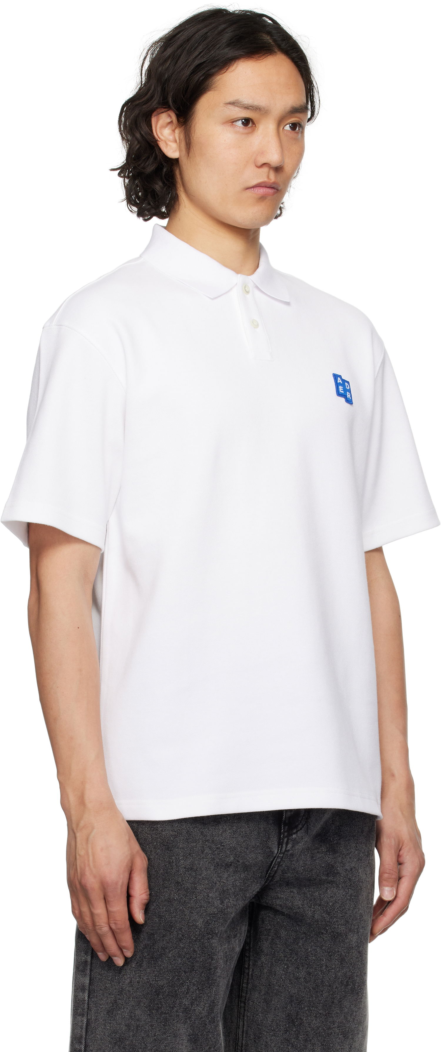 Polo majica ADER ERROR ADER error TRS Tag 01 Polo Bela | BO42FYPL0201WH, 1