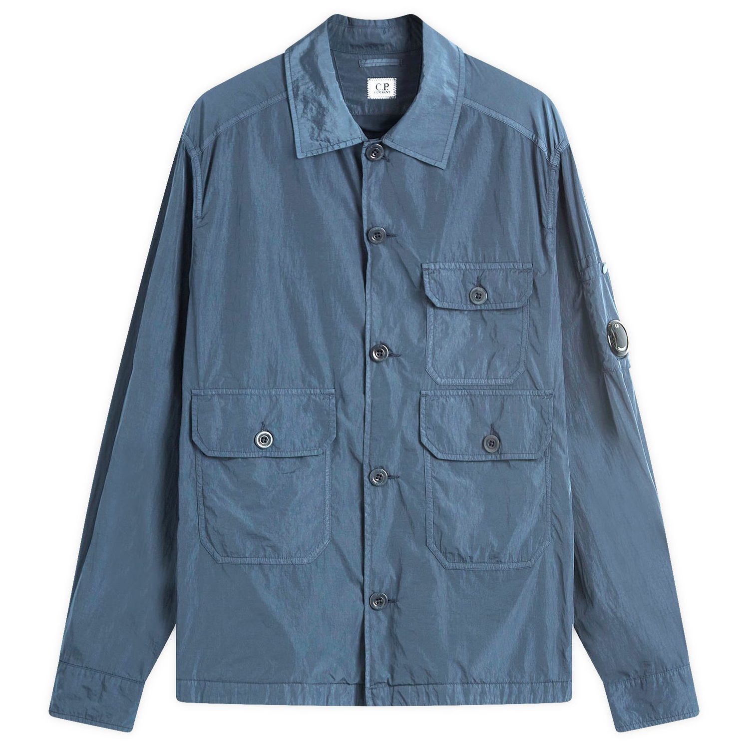 Srajce C.P. Company C.P. Company Chrome-R Overshirt Modra | 18CMOS013A-005904G-891, 1