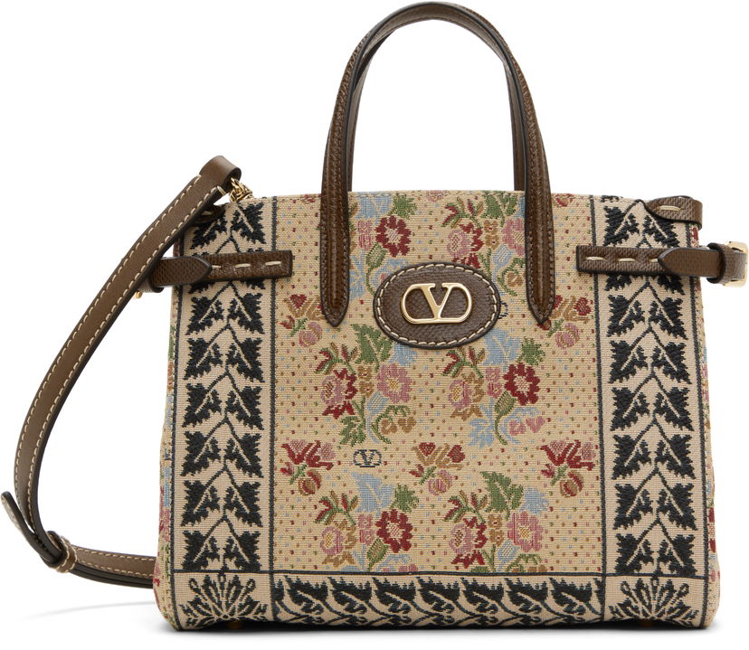 Torbica Valentino Valentino Garavani Antibes Small Shopping Tote Bež | 6W2B0R20KDG