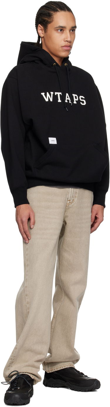 Pulover WTAPS WTAPS Cotton Academy Hoodie Črna | 251ATDT-CSM04, 3