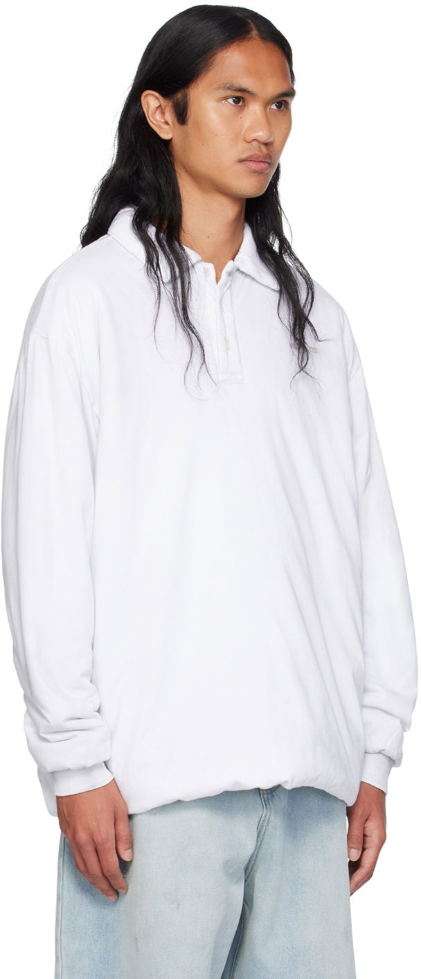 Polo majica We11done Padded Logo Polo Bela | WD-TT2-24-739-U-WH, 1