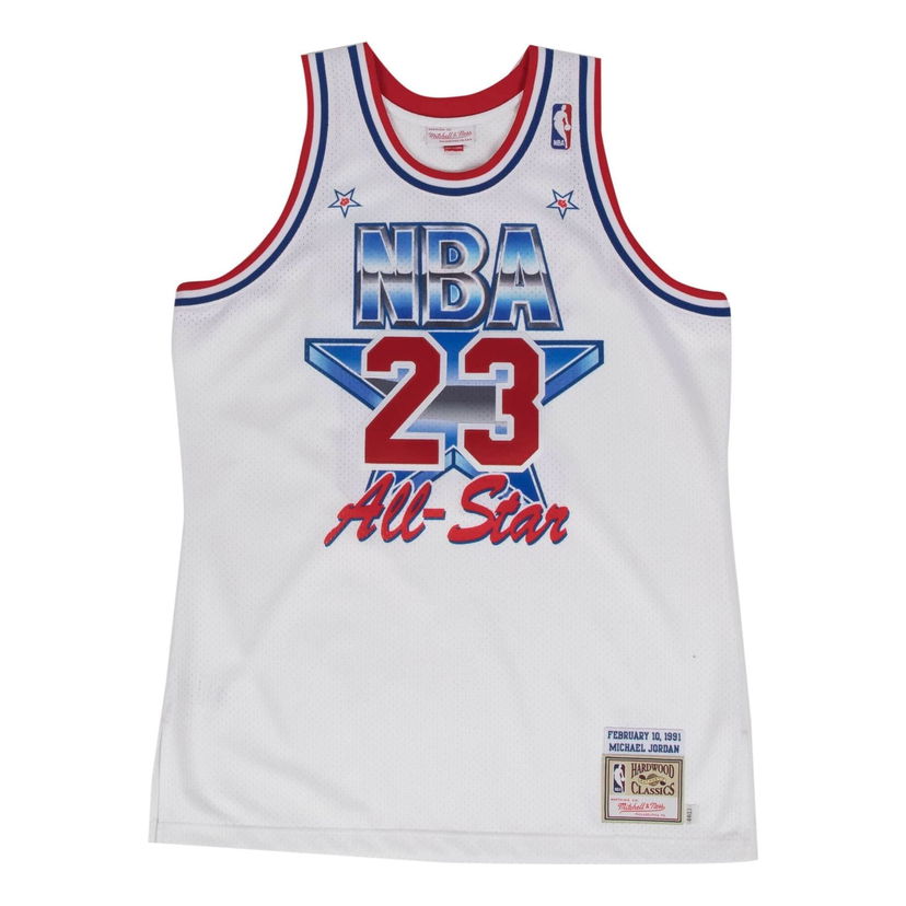 Dres Mitchell & Ness NBA All-Star 1991 Michael Jordan 23 Jersey Bela | 7226-ASE-91MJOR4