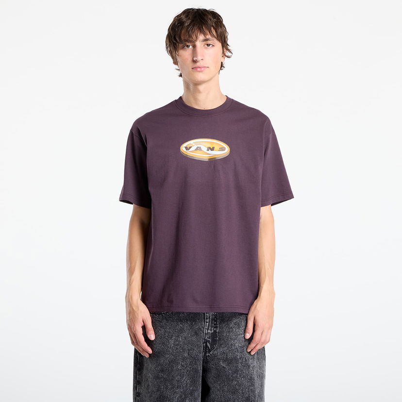 Majica Vans 3D Retroval Short Sleeve Tee Bordo | VN000PBXEMS1