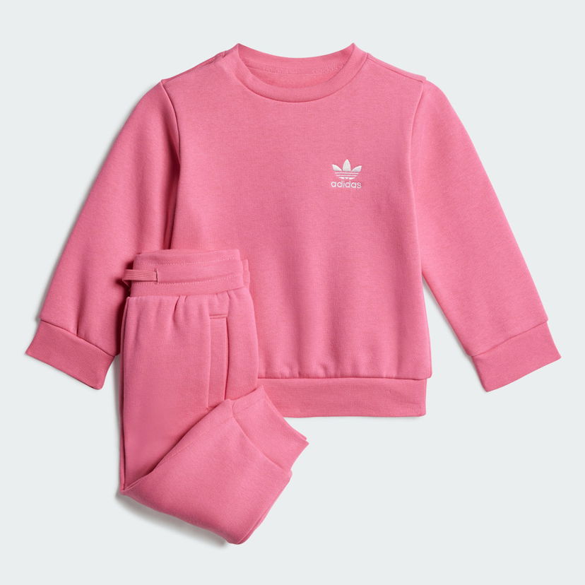 Trenirka adidas Performance Crew Sweatshirt and Pants Set Roza | JY4869