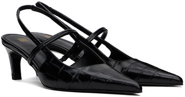 Superge in čevlji TOTEME The Sharp Slingback Heels Črna | 243-WAS821-LE0076, 3