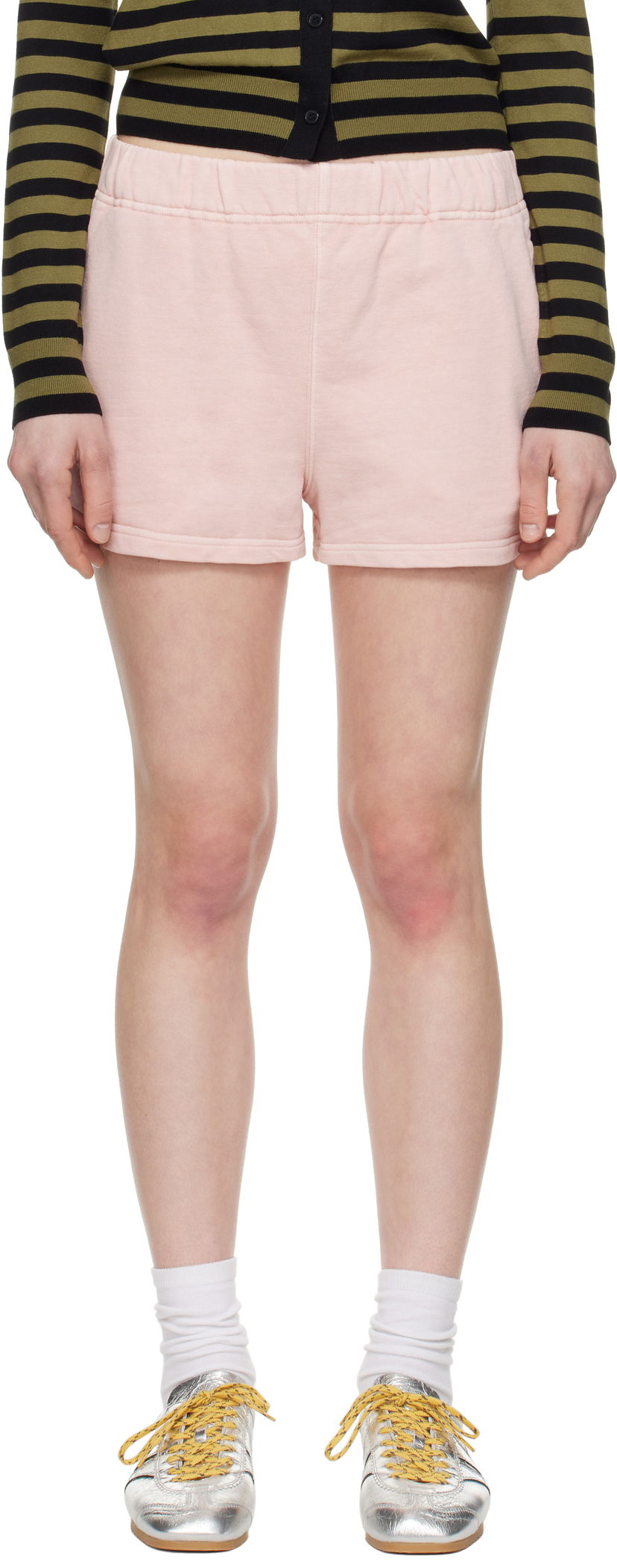 Kratke hlače BAPE BAPE One Point Dyed Sweat Shorts Roza | 001SPL302002L
