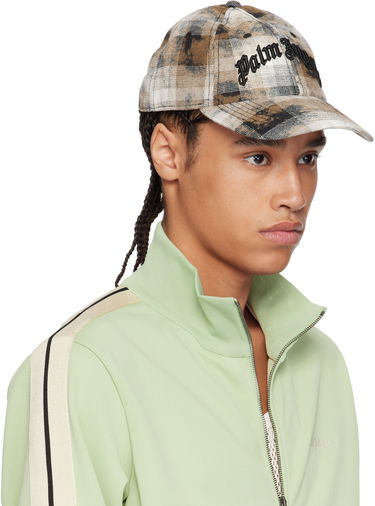 Kapa Palm Angels Palm Angels Curved Logo Check Cap Večbarvna | PMLB104S25FAB0020910, 2