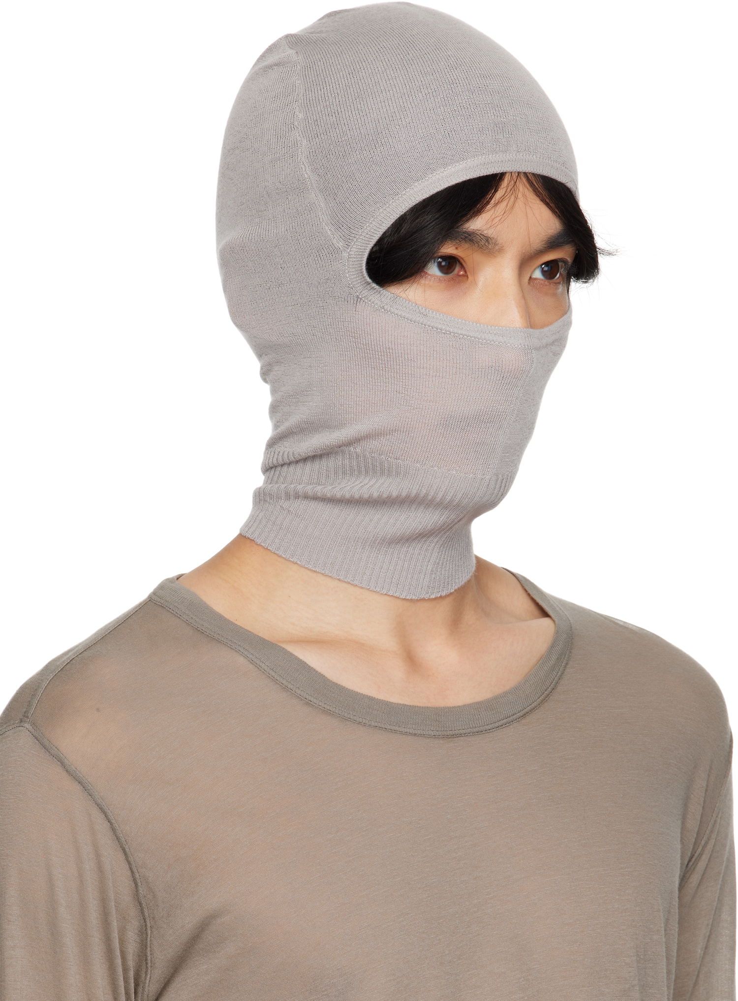 Klobuk Rick Owens Rick Owens Concordians Skull Balaclava Siva | RU02E1478 WS, 1