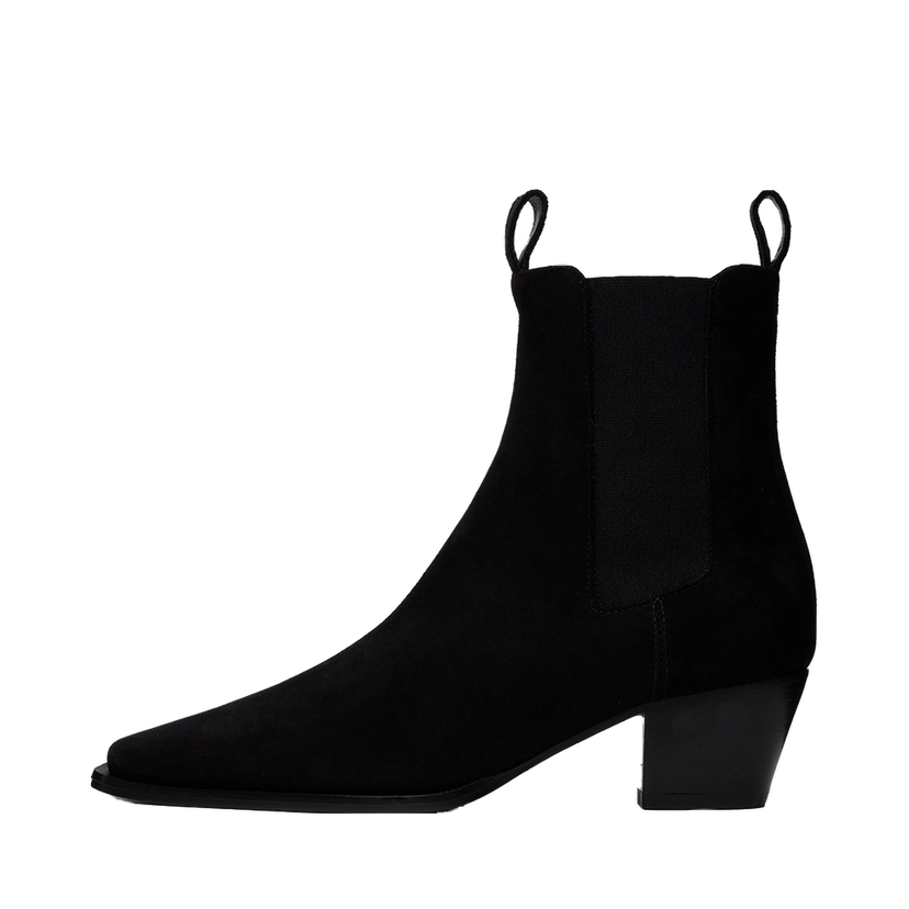 Superge in čevlji TOTEME The City Suede Chelsea Boots Črna | 234-WLGSE074-LE0012