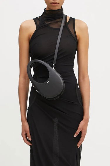 Torba za čez ramo Coperni Mini Swipe Crossbody Bag Črna | COPBA38BIS405, 7