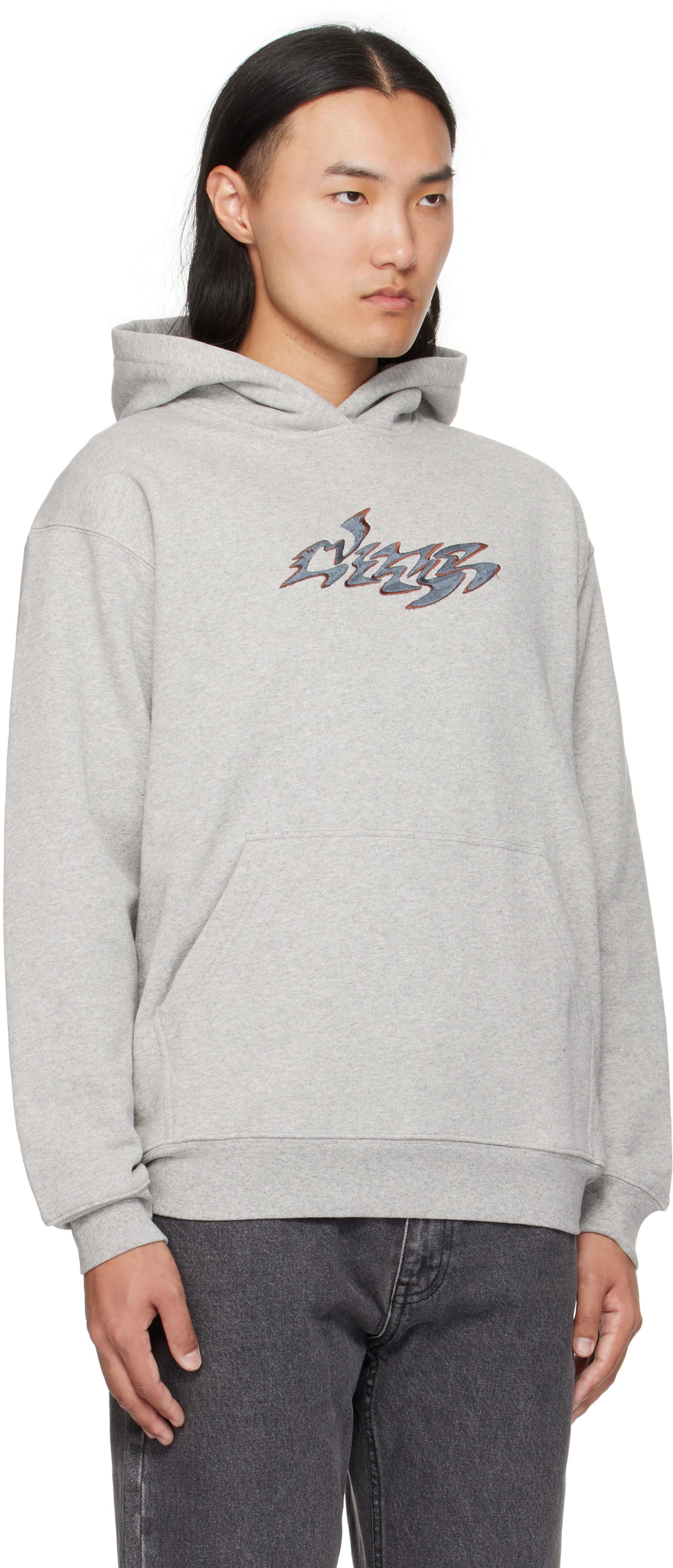 Pulover Dime Dime Disco Hoodie Siva | DIMEFA2554GRY, 1