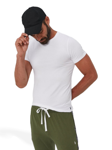 Majica Polo by Ralph Lauren T-Shirts (2-pack) Bela | 714835960002