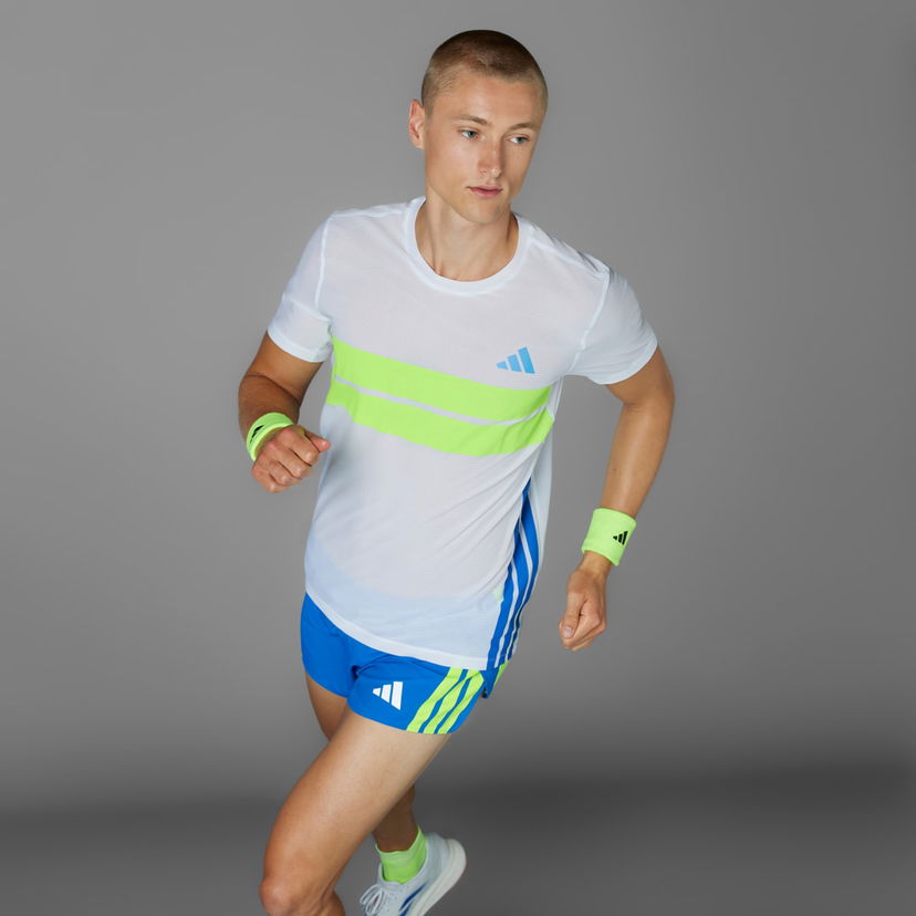 Majica adidas Performance Retro Running T-Shirt Bela | JD7316