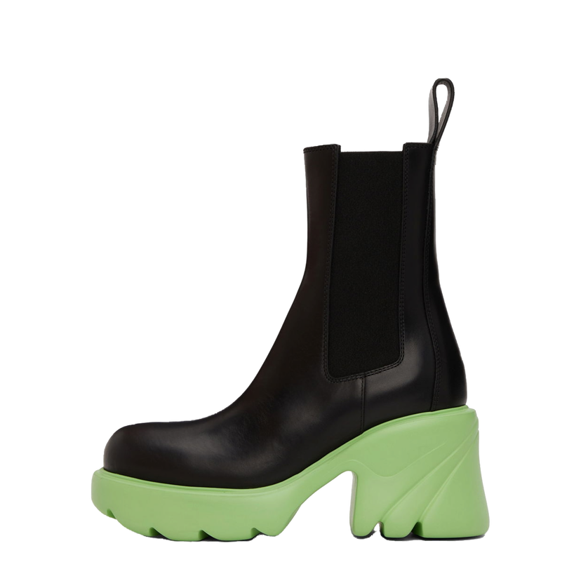 Superge in čevlji Bottega Veneta Flash Chelsea Boots "Black" Črna | 692357 VBS50