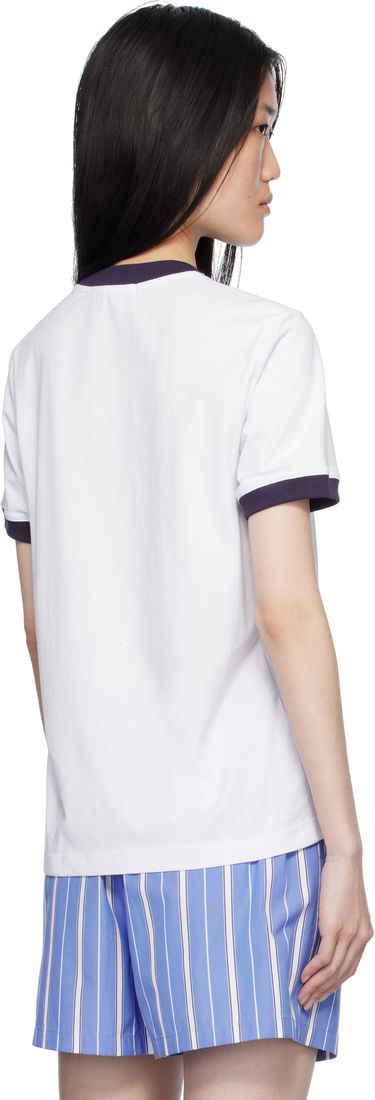 Majica MSGM White Graphic Print T-Shirt Bela | 3841MDM152 257002, 2