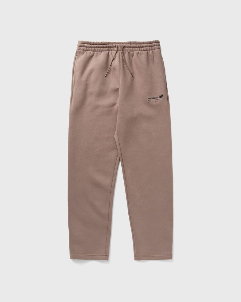 Hlače New Balance Essentials Fleece Pants Bež | MP53508-EAS