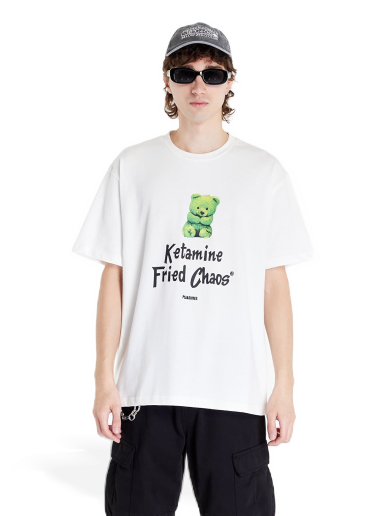 Majica Pleasures Ketamine T-Shirt Bela | P22W002 NATURAL
