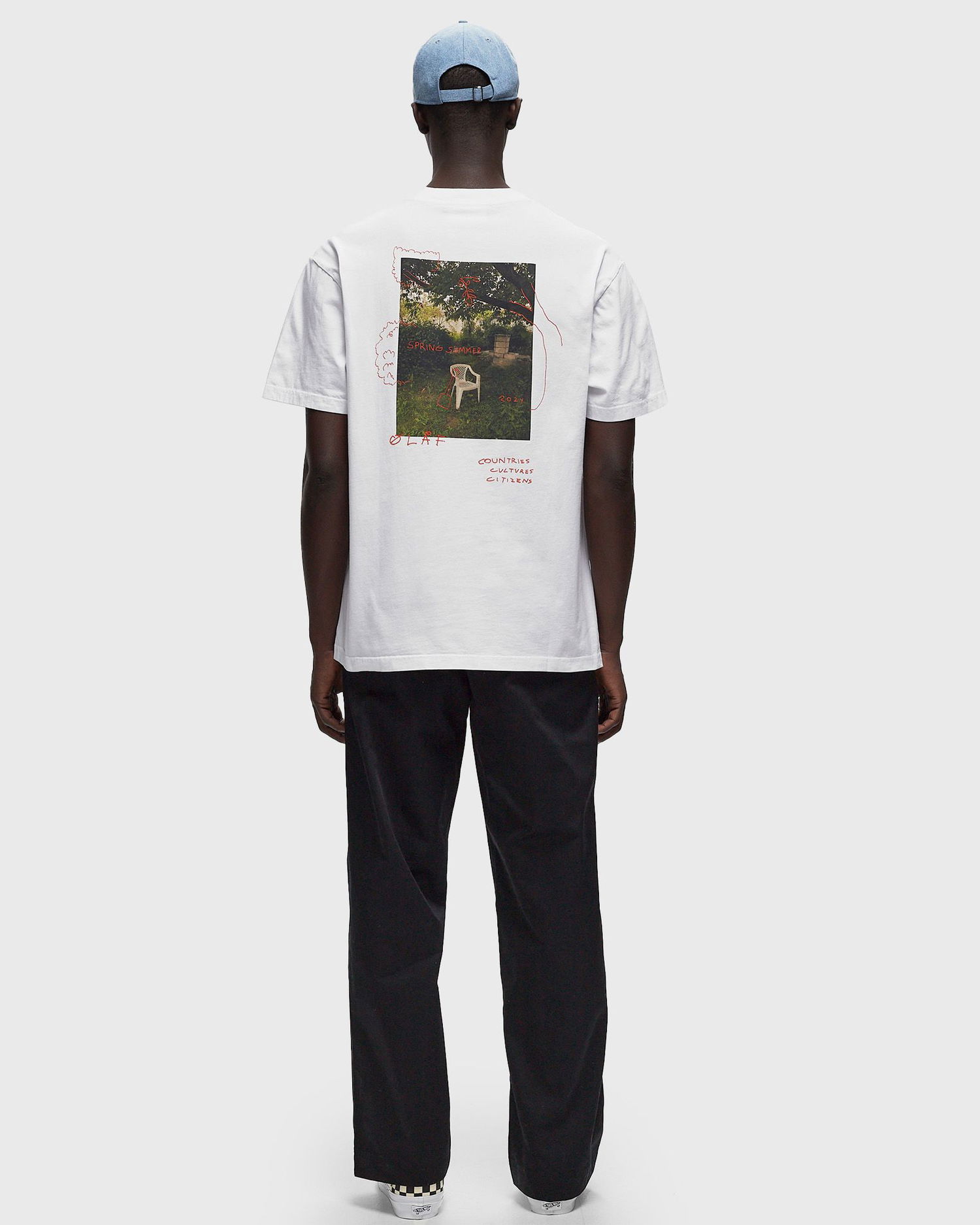 Majica ØLÅF NOTES TEE Bela | M170107-OPTICAL-WHITE, 1